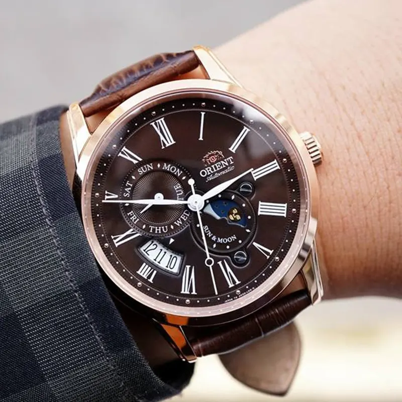 Orient Sun & Moon Version 3 Automatic Men's Watch- RA-AK0009T